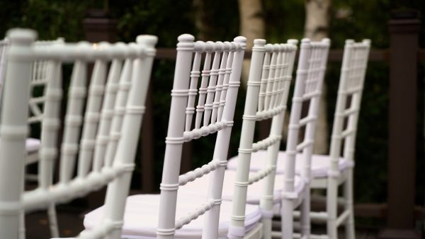 White Aluminum Chiavari Chair