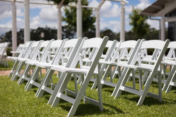 White Resin Garden Chair