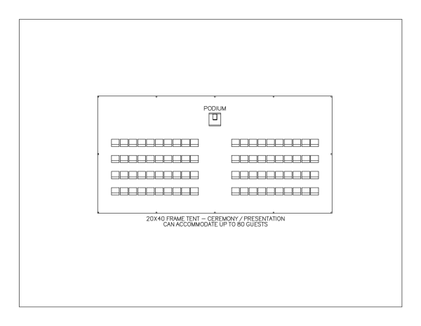 20' X 40' Snow Rated Navi-Trac Frame Tent - With Walls