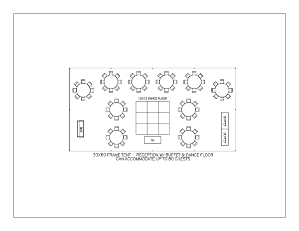 30' X 60' Navi-Trac Frame Tent - With Walls - Image 4